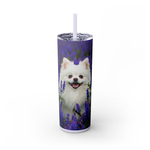 Skinny Tumbler with Straw – 20 oz Stainless Steel Cup