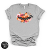 Floral Bat Tee | Botanical Halloween Bat Graphic T-Shirt