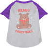 Beary Christmas Pet Raglan Shirt