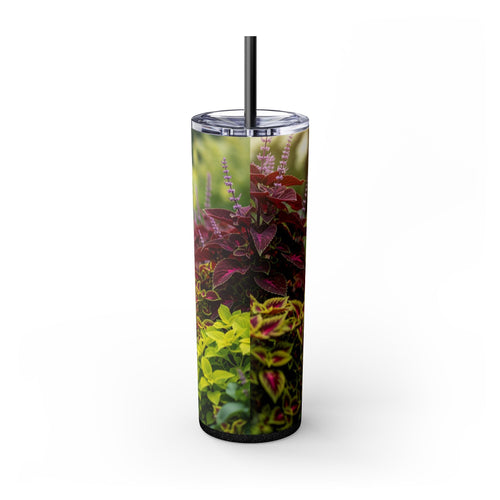 Skinny Tumbler with Straw – 20 oz Stainless Steel Cup