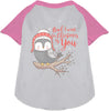 Owl I Want For Christmas Pet Raglan Shirt