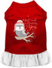 Owl I Want For Christmas Pet Dress
