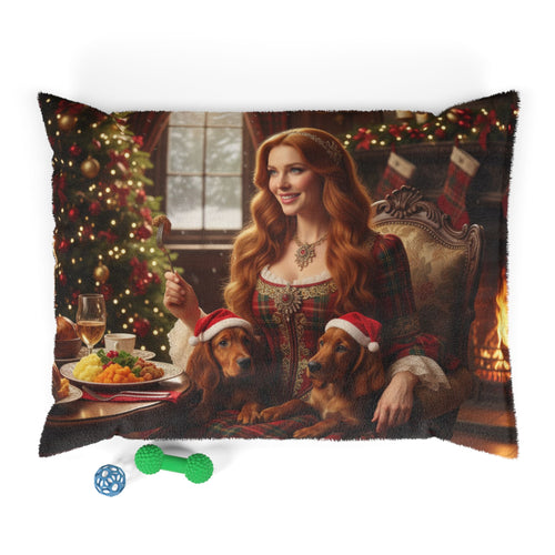 Scottish Holiday Feast Pet Bed