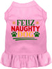 Feliz Naughty Dog Christmas Pet Dress
