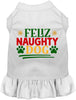 Feliz Naughty Dog Christmas Pet Dress