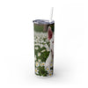 Skinny Tumbler with Straw – 20 oz Stainless Steel Cup
