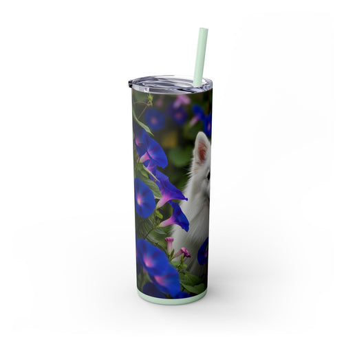 Skinny Tumbler with Straw – 20 oz Stainless Steel Cup