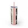 Skinny Tumbler with Straw – 20 oz Stainless Steel Cup