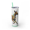 Skinny Tumbler with Straw – 20 oz Stainless Steel Cup