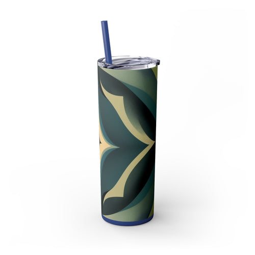 Skinny Tumbler with Straw – 20 oz Stainless Steel Cup