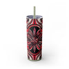 Skinny Tumbler with Straw – 20 oz Stainless Steel Cup