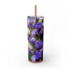 Skinny Tumbler with Straw – 20 oz Stainless Steel Cup