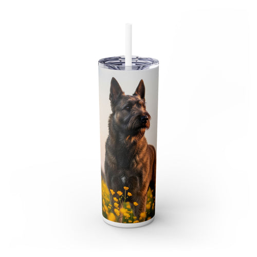 Skinny Tumbler with Straw – 20 oz Stainless Steel Cup