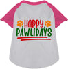 Happy Pawlidays Pet Raglan Shirt