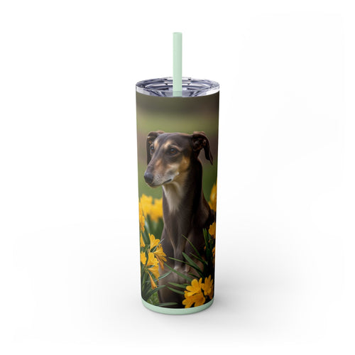 Skinny Tumbler with Straw – 20 oz Stainless Steel Cup