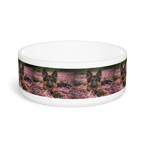 Ceramic Pet Bowl – 16 oz Dog Feeding Bowl
