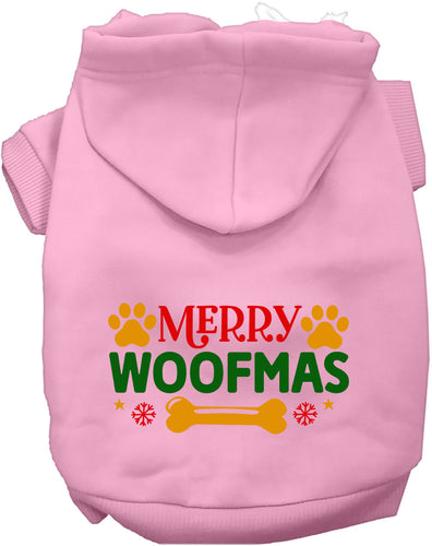 Merry Woofmas Christmas Pet Hoodie
