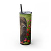 Skinny Tumbler with Straw – 20 oz Stainless Steel Cup