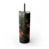 Skinny Tumbler with Straw – 20 oz Stainless Steel Cup