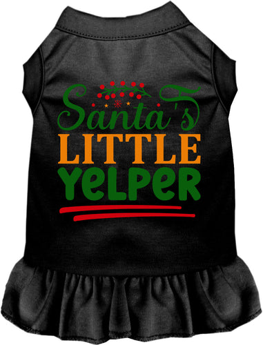 Santa's Little Yelper Pet Dress