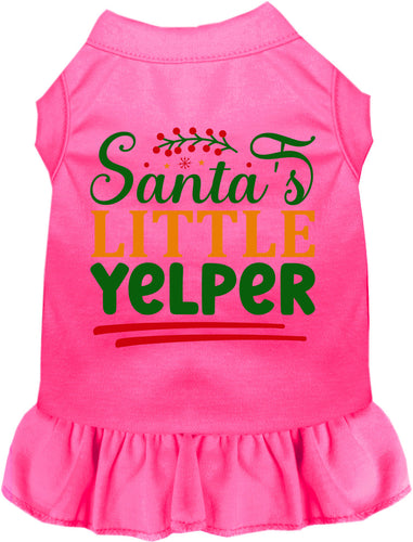 Santa's Little Yelper Pet Dress