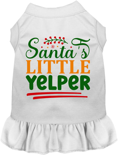 Santa's Little Yelper Pet Dress