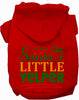 Santa's Little Yelper Christmas Pet Hoodie