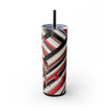 Skinny Tumbler with Straw – 20 oz Stainless Steel Cup