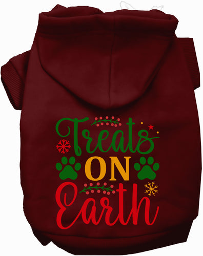 Treats on Earth Christmas Pet Hoodie