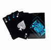 Waterproof Black Plastic Poker Board Game Card PVC Magic Playing Card Solitaire
