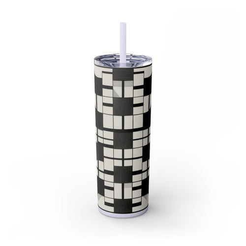 Skinny Tumbler with Straw – 20 oz Stainless Steel Cup