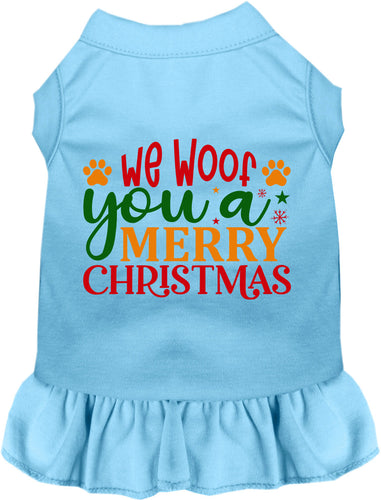 We Woof You a Merry Christmas Pet Dress