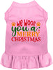 We Woof You a Merry Christmas Pet Dress