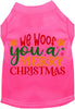 We Woof You a Merry Christmas Pet Shirt