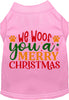 We Woof You a Merry Christmas Pet Shirt