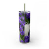 Skinny Tumbler with Straw – 20 oz Stainless Steel Cup