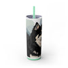 Skinny Tumbler with Straw – 20 oz Stainless Steel Cup