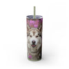 Skinny Tumbler with Straw – 20 oz Stainless Steel Cup