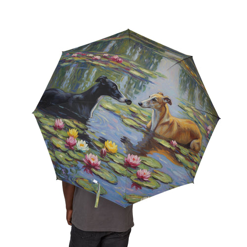 48 Semi-Automatic Umbrella – Windproof Large Travel Rain Umbrella