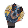 48 Semi-Automatic Umbrella – Windproof Large Travel Rain Umbrella