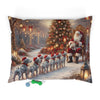 Santa and Dalmatian Puppies Pet Bed