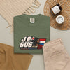 Jesus Retro Graphic T-Shirt — “J.E.SUS The  Real Eternal Hero” Christian Vintage Tee