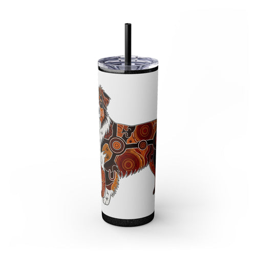 Skinny Tumbler with Straw – 20 oz Stainless Steel Cup