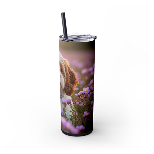 Skinny Tumbler with Straw – 20 oz Stainless Steel Cup