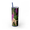 Skinny Tumbler with Straw – 20 oz Stainless Steel Cup
