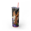 Skinny Tumbler with Straw – 20 oz Stainless Steel Cup