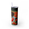 Skinny Tumbler with Straw – 20 oz Stainless Steel Cup