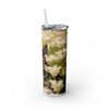 Skinny Tumbler with Straw – 20 oz Stainless Steel Cup