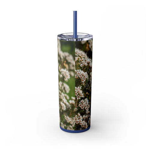 Skinny Tumbler with Straw – 20 oz Stainless Steel Cup