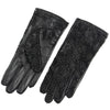 Non-slip driving lace sunscreen leather gloves